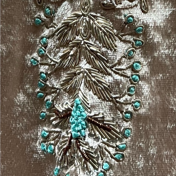 SOFT SURROUNDINGS, Beaded Tunic, light pink, perfect condition, Never worn, L sz - Picture 7 of 12